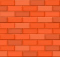 Cartoon hand drown multicolored realistic seamless brick wall texture Royalty Free Stock Photo