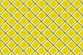 Cartoon hand drown yellow old diagonal seamless tiles texture