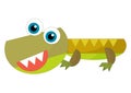 cartoon happy and funny colorful prehistoric dinosaur dino smiling friendly isolated illustration for kids Royalty Free Stock Photo