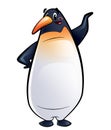 Penguin presenting