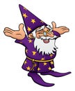 Cartoon Happy Wizard