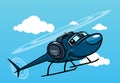 Cartoon helicopter