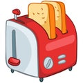 Cartoon Home Kitchen Toaster
