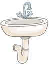 Cartoon Home Washroom Sink