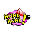 Cartoon Honk Honk Sound Royalty Free Stock Photo