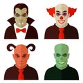 Cartoon horror characters,