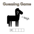 Cartoon Horse Guessing Game