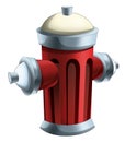 Cartoon hydrant -