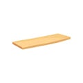 Flat vector icon of wooden plank board with natural texture. Organic material. Woodwork industry