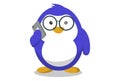 Cartoon Illustration Of Cute Penguin. Royalty Free Stock Photo