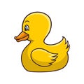 Cartoon illustration duck
