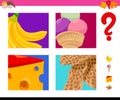 Guess food objects activity game