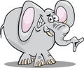 Cartoon illustration of elephant