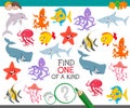 Find one animal of a kind game for children