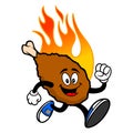 Hot Wing Mascot Running