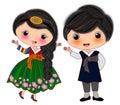 Korean couple costumes