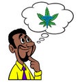 Man Thinking About Medical Marijuana