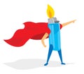 Lighter or fire super hero with cape