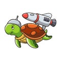 Cartoon illustration turtle