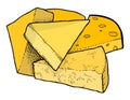 Cartoon image of cheese