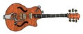 Cartoon image of electric guitar