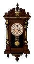 Cartoon image of old clock Royalty Free Stock Photo