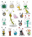 Cartoon insects