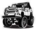 Cartoon jeep