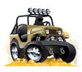 Cartoon jeep