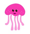 Cartoon Jelly fish Royalty Free Stock Photo