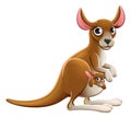 Cartoon Kangaroo Animal Character