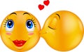 Cartoon Kissing emoticon