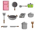 Cartoon kitchen tool icon Royalty Free Stock Photo