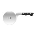 Cartoon kitchenware cultery pizza cutter gray gradient color