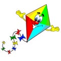 A cartoon kite