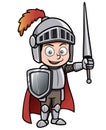 Cartoon knight