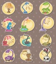 Cartoon Lamps stickers