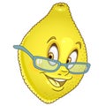 Cartoon Lemon citrus character