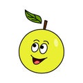 Cartoon lemon.Vector fruit cartoon.