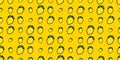 Cartoon lemons pattern repeat background