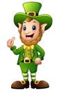 Cartoon Leprechaun giving thumbs up