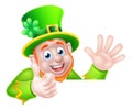 Cartoon Leprechaun Thumbs Up