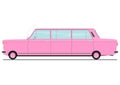 Cartoon limousine