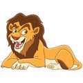 Cartoon lion animal