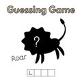 Cartoon Lion Guessing Game