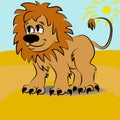 Cartoon lion