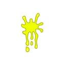 Cartoon liquid slime.