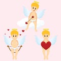 Cartoon Little cupid illustrations