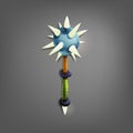 Cartoon mace. Vector illustration. Royalty Free Stock Photo