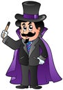 Cartoon magician